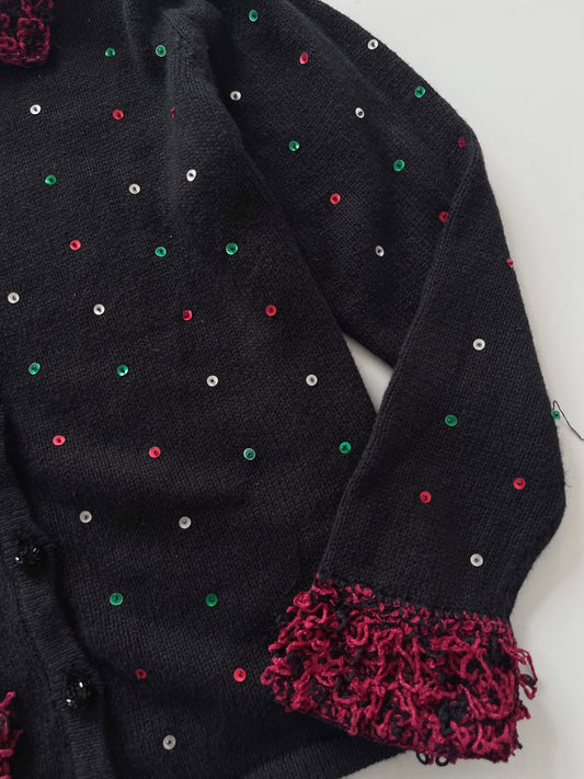 Christopher&Banks Hand Embroidered Cardigan-Bust 42