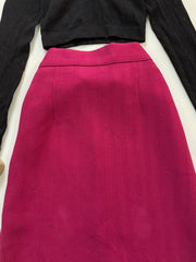 Adele Vintage Warm Tweed Skirt-Waist 28