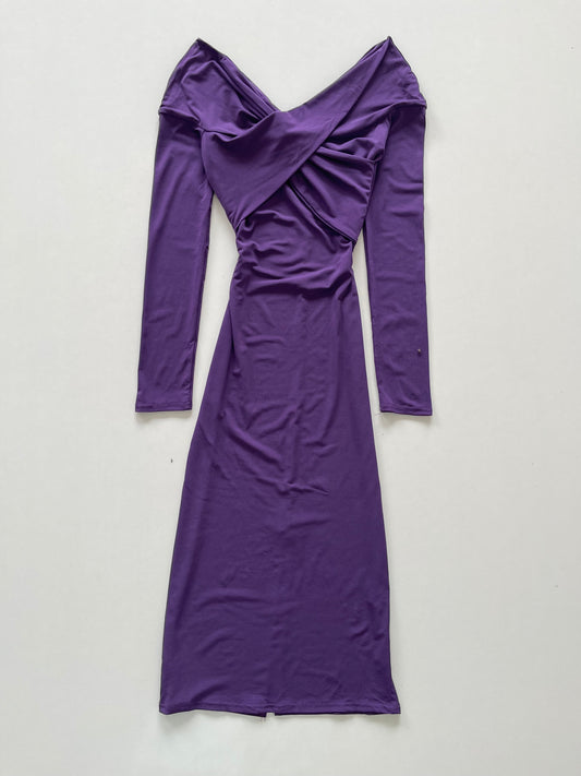 Y2k Purple Dress-Bust 30 to 32