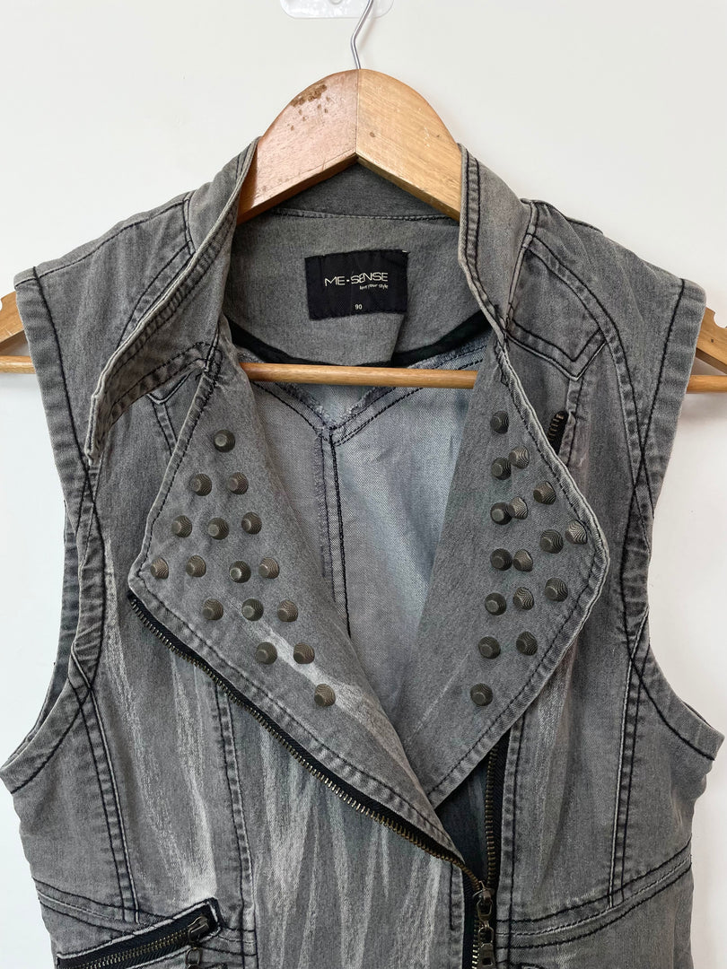 Me Sense Denim Vest-Bust 30