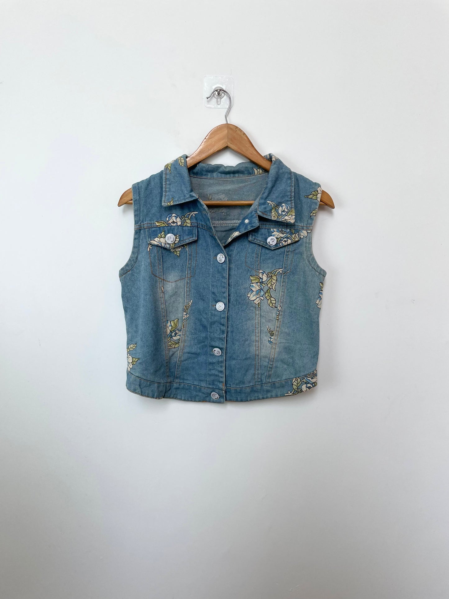 Denim Vest-Bust 36