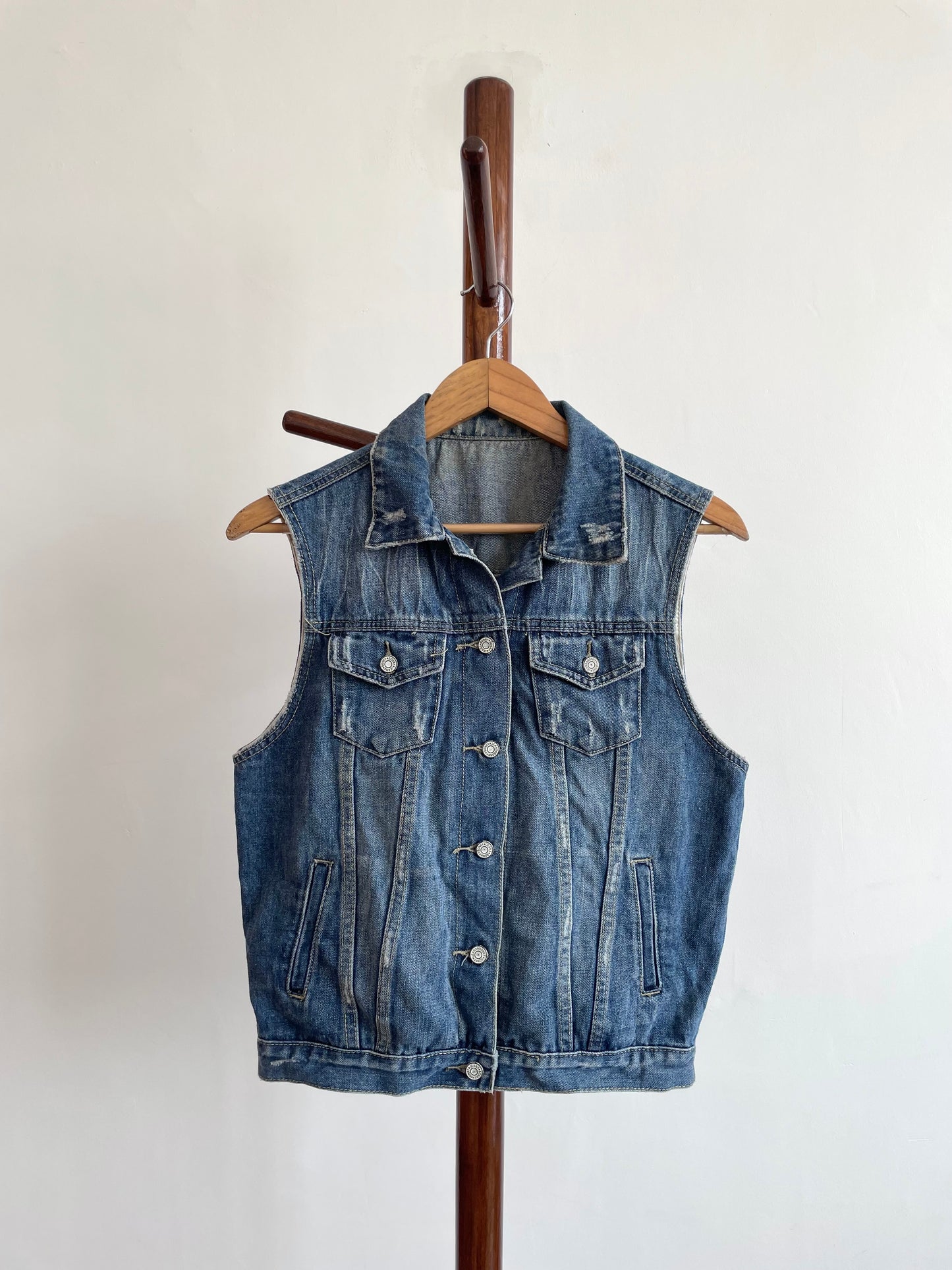 Denim Vest-Bust 36