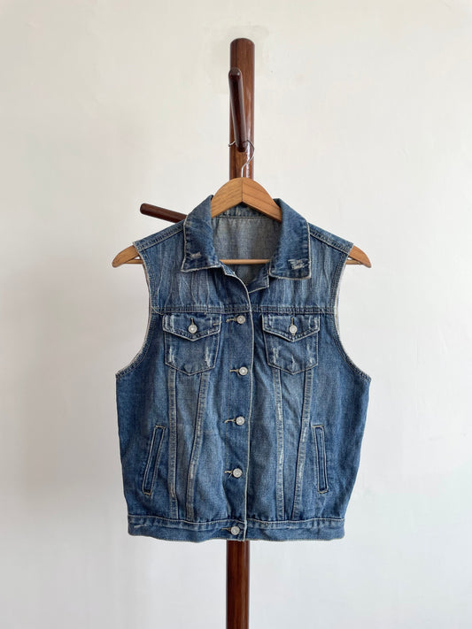 Denim Vest-Bust 36