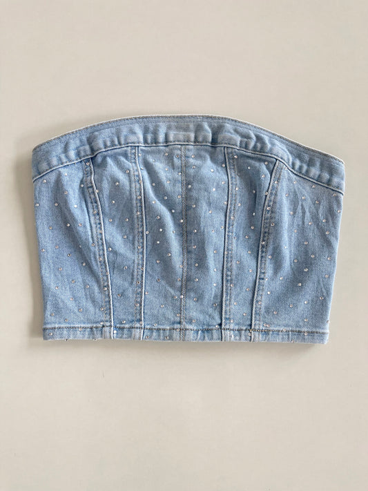 New Cvltr Denim Top-Bust 32