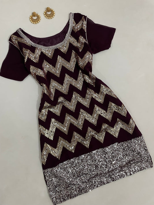 Sequin Kurta-Bust 38
