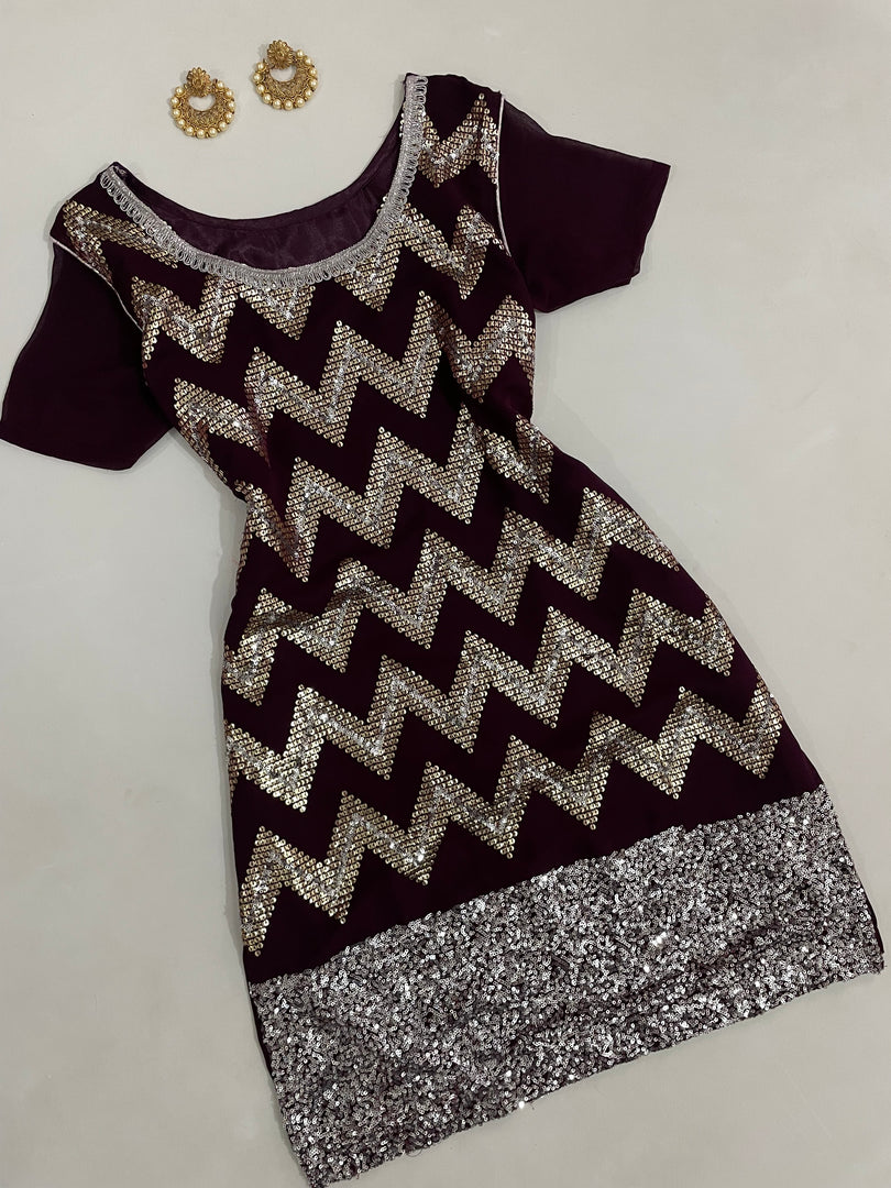 Sequin Kurta-Bust 38