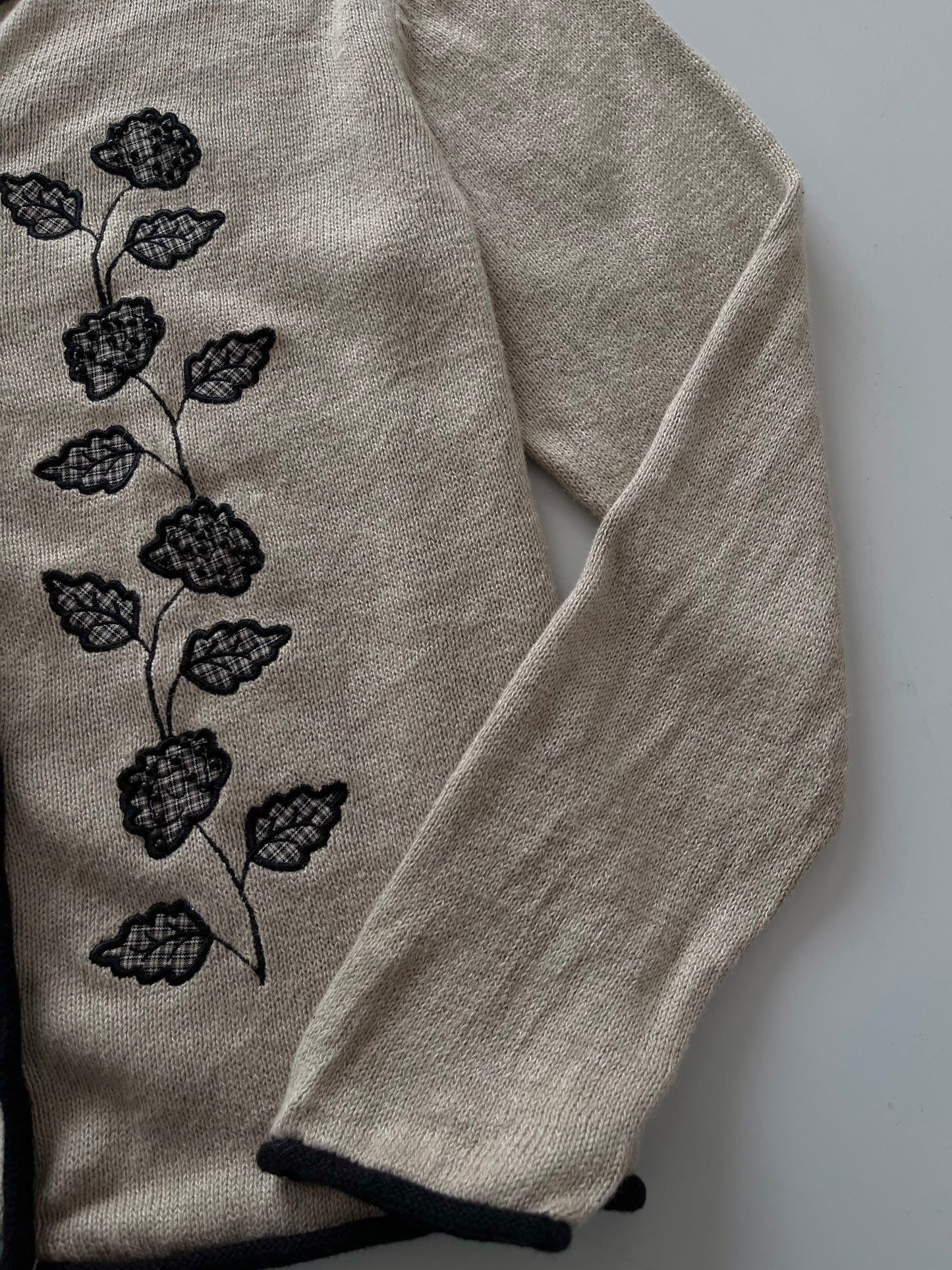 Christopher&Banks Hand Embroidered Cardigan-Bust 44