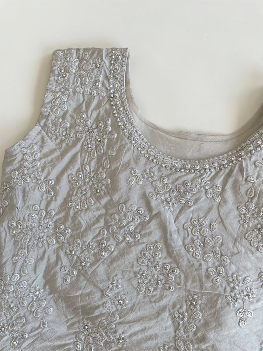Embroidered Desi Top-Bust 32