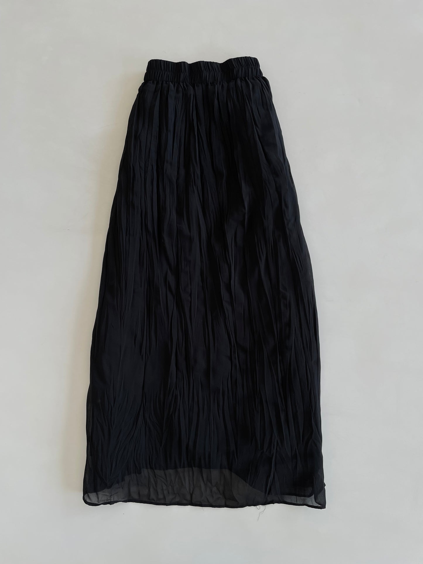 Solid Black Prairie Skirt-Waist 30 to 34