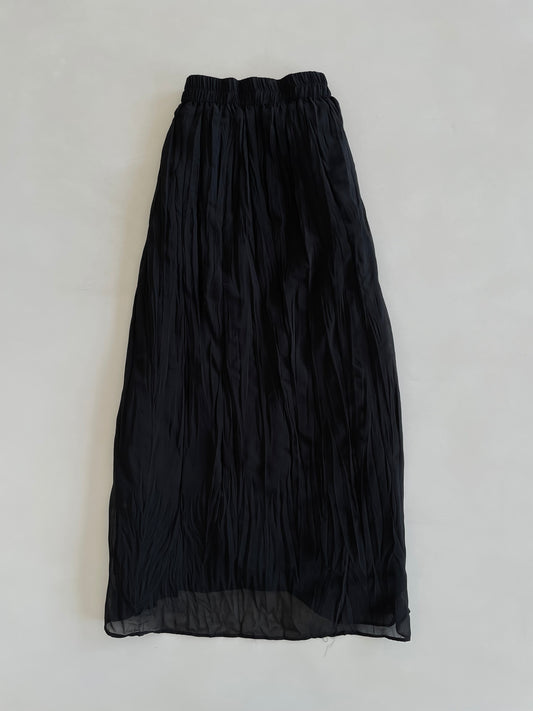 Solid Black Prairie Skirt-Waist 30 to 34