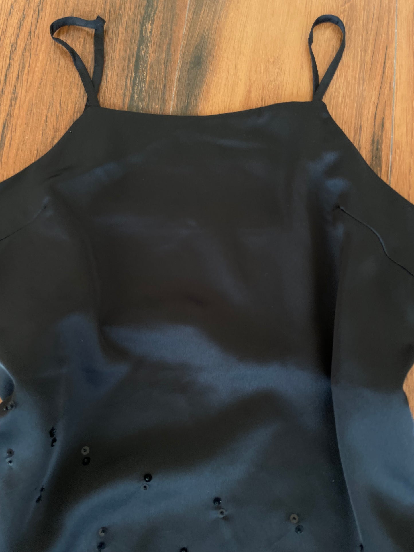 Satin Sequin Top-Bust 40