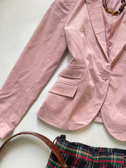 Zara Vintage Suede Blazer-Bust 36