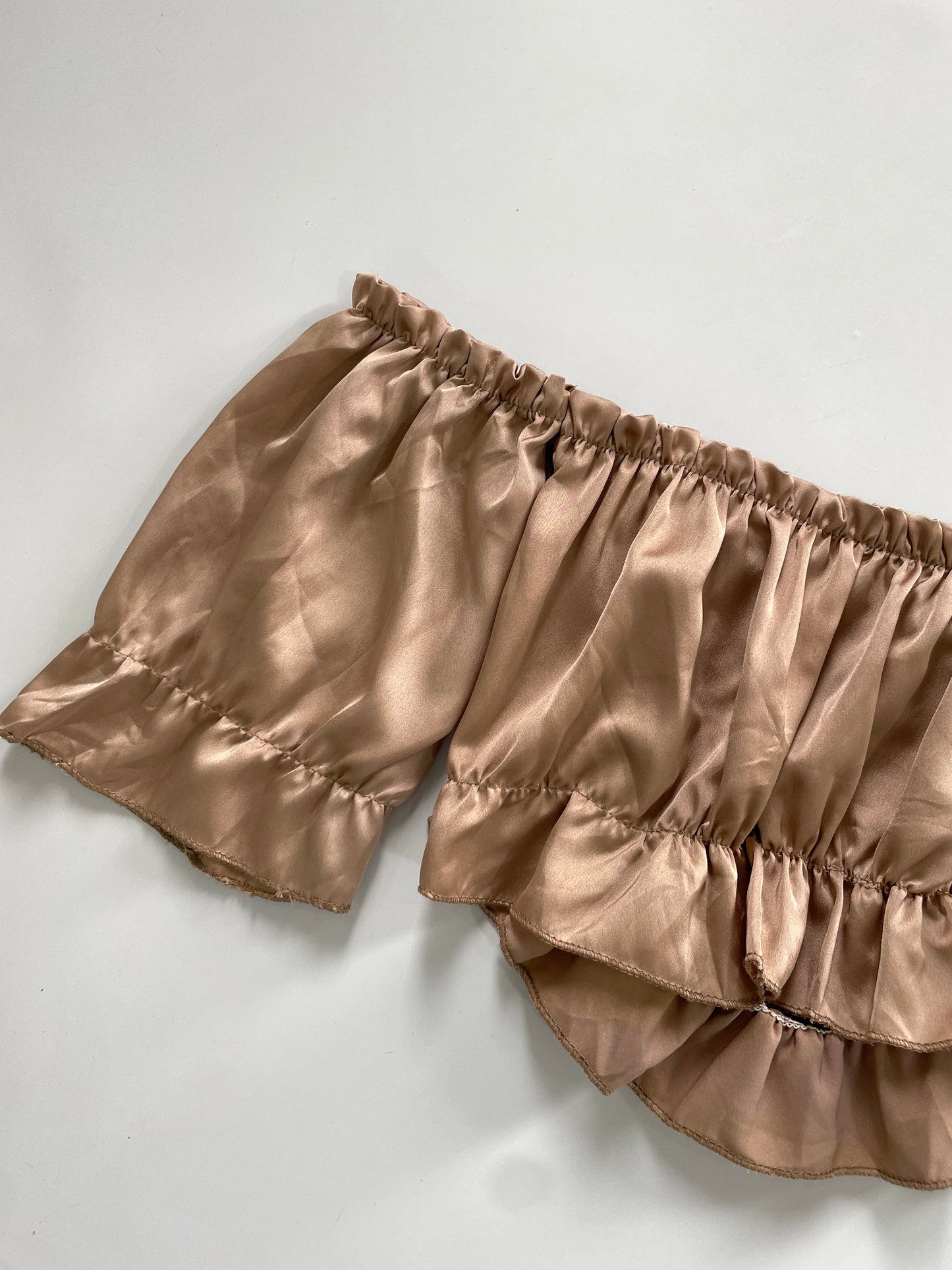 Satin Caramel Top-Bust 30 to 34