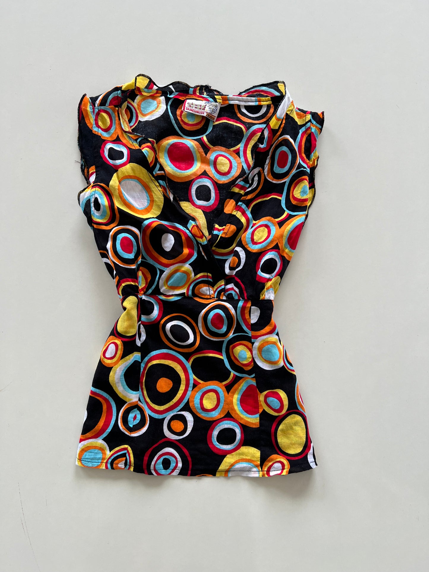 Colours Of The World Sheer Vintage Top-Bust 36