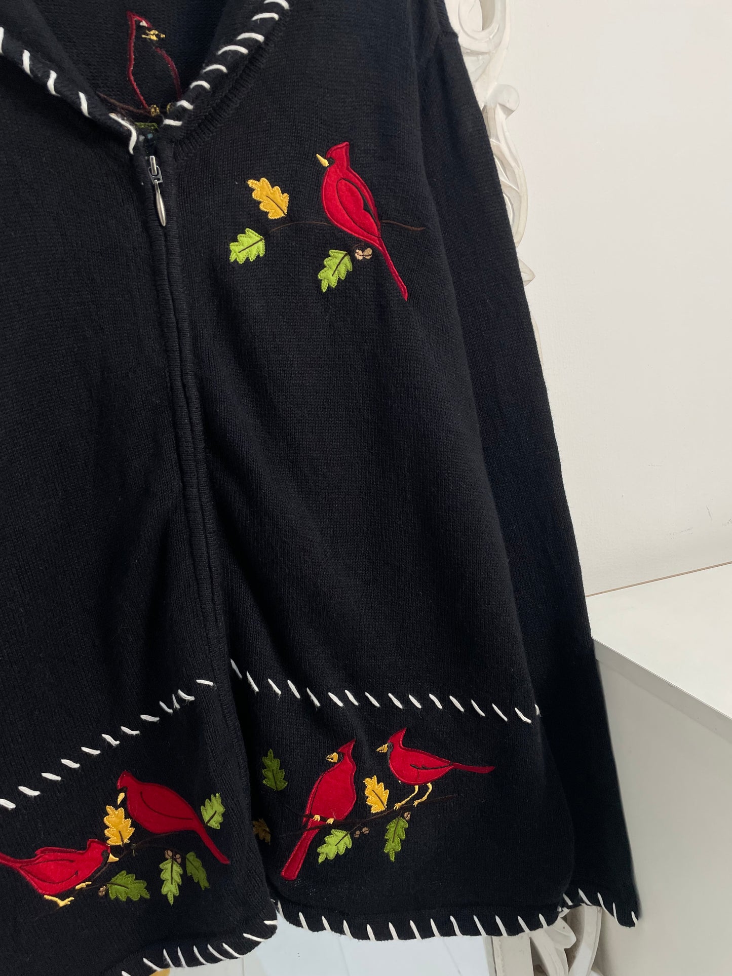 Breckenridge Embroidered Vintage Sweater-Bust 50