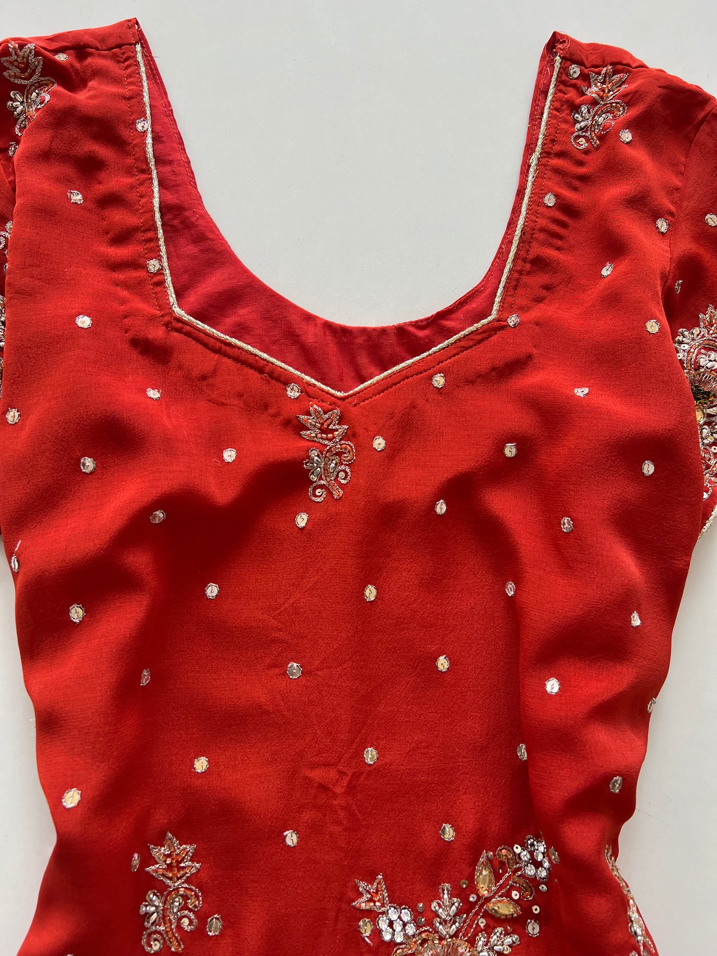 Hand Embroidered Kurta-Bust 42