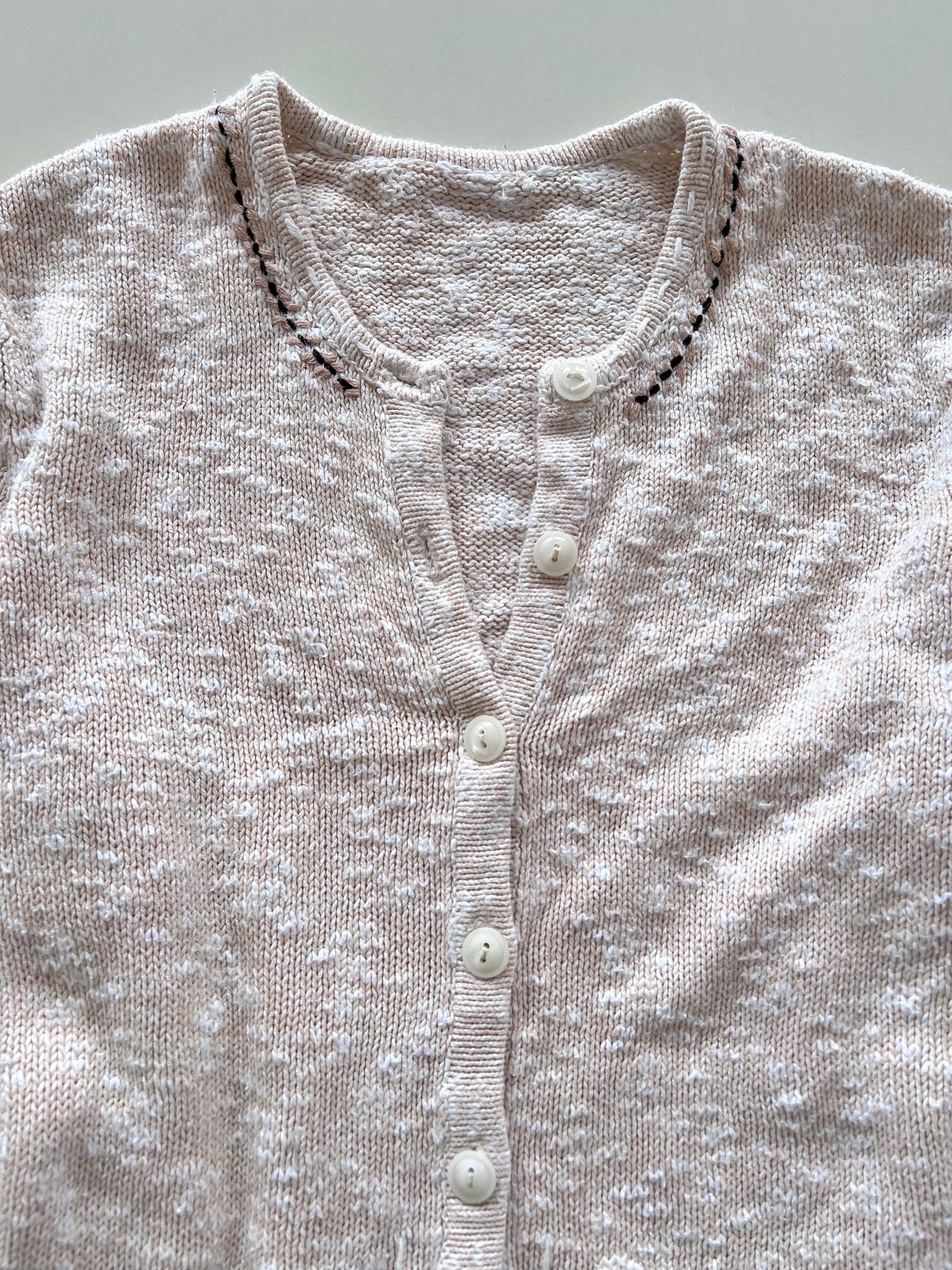 Embroidered Sweater-Bust 38