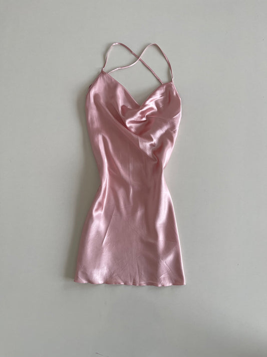Satin Slip Dress-Bust 38
