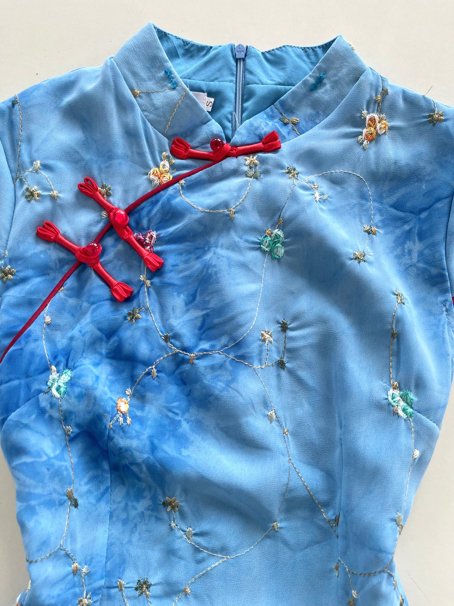 Embroidered Cheongsam-Bust 34