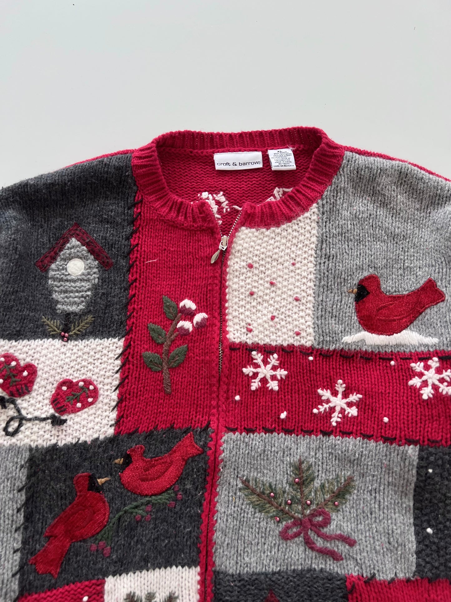 Croft&Barrow Christmas Zipper-Bust 50