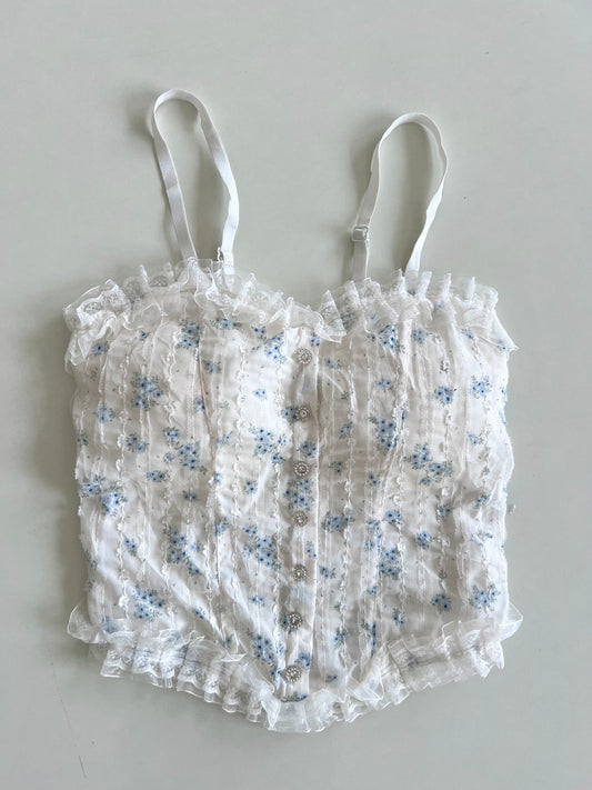 Korean Lace Top-Bust 28 to 30