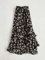 Load image into Gallery viewer, Ruffle Floral Skirt-Waist 28