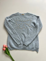 Load image into Gallery viewer, ANGORA BABY BLUE PEARL SWEATER - BUST 38 to 42
