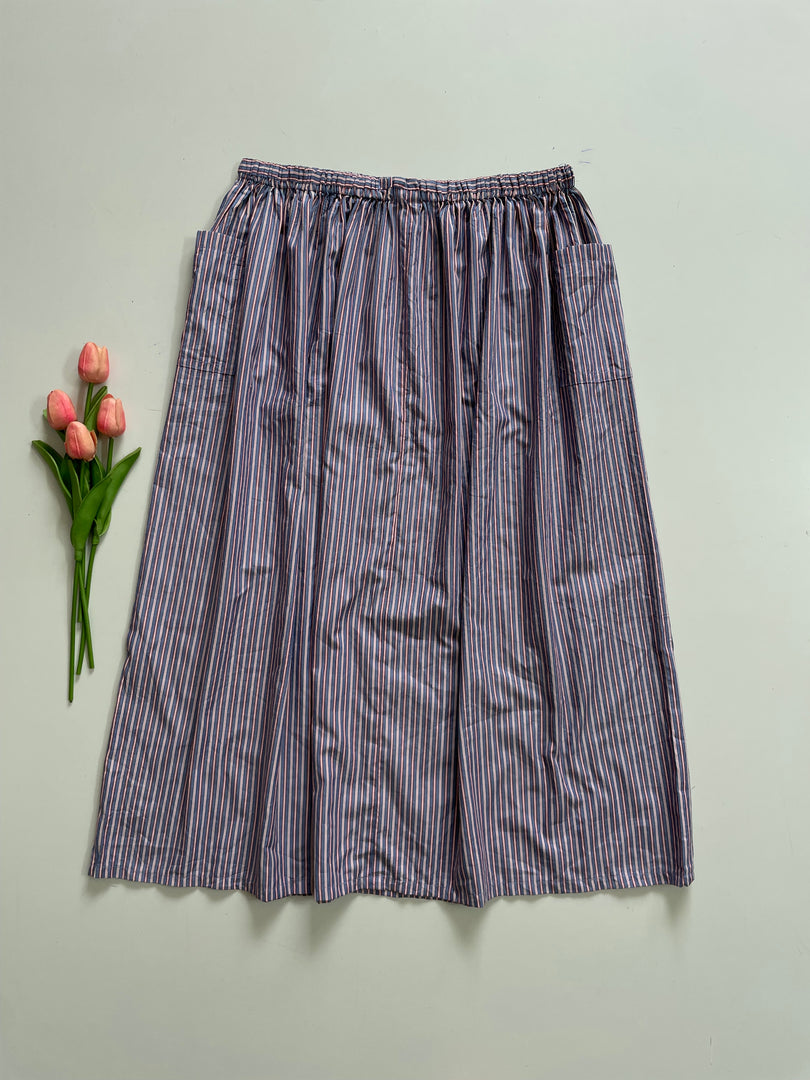 STRIPED SKIRT - WAIST 34 to  44