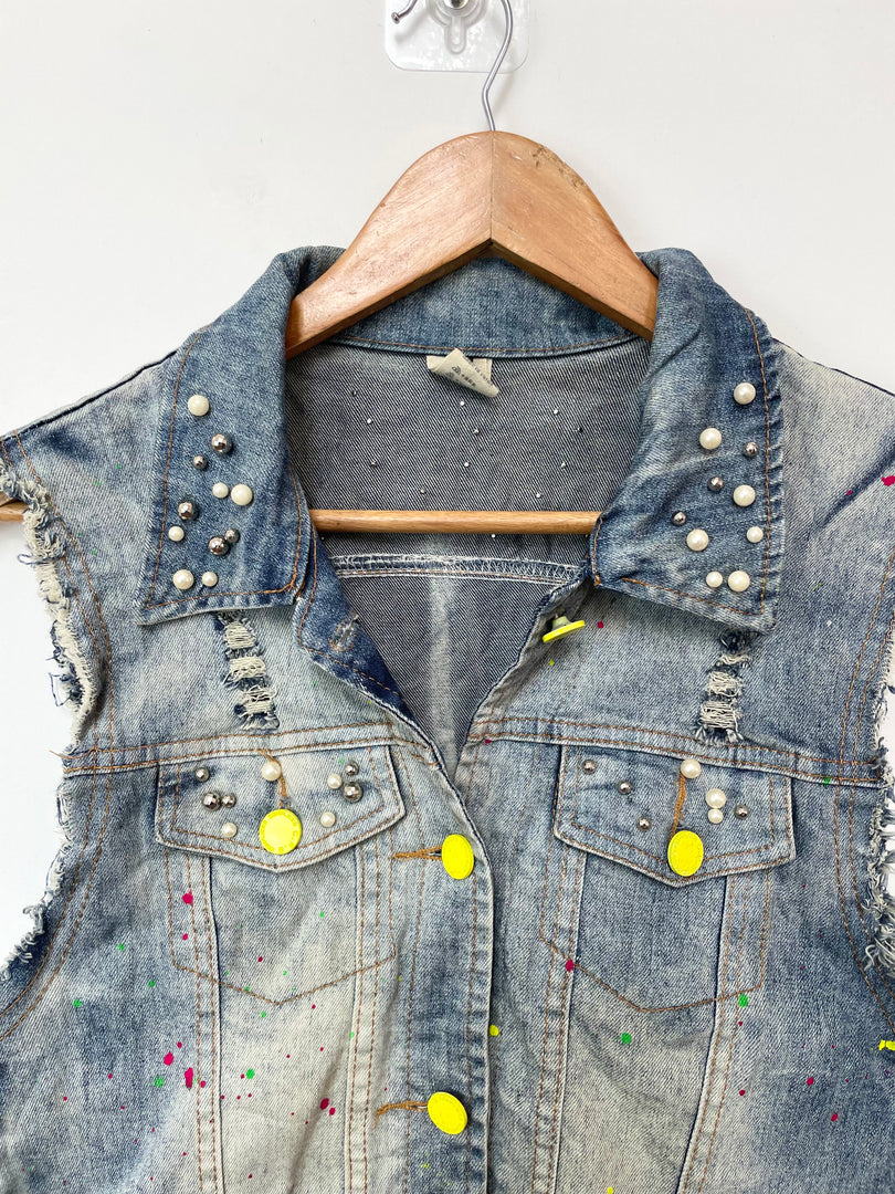 Aibeier Denim Vest-Bust 34