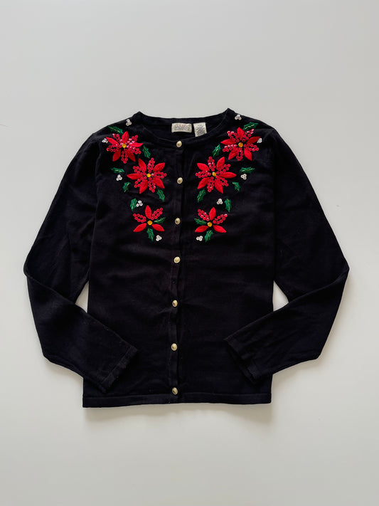 Classics Elements Hand Embroidered Cardigan Sweater-Bust 42