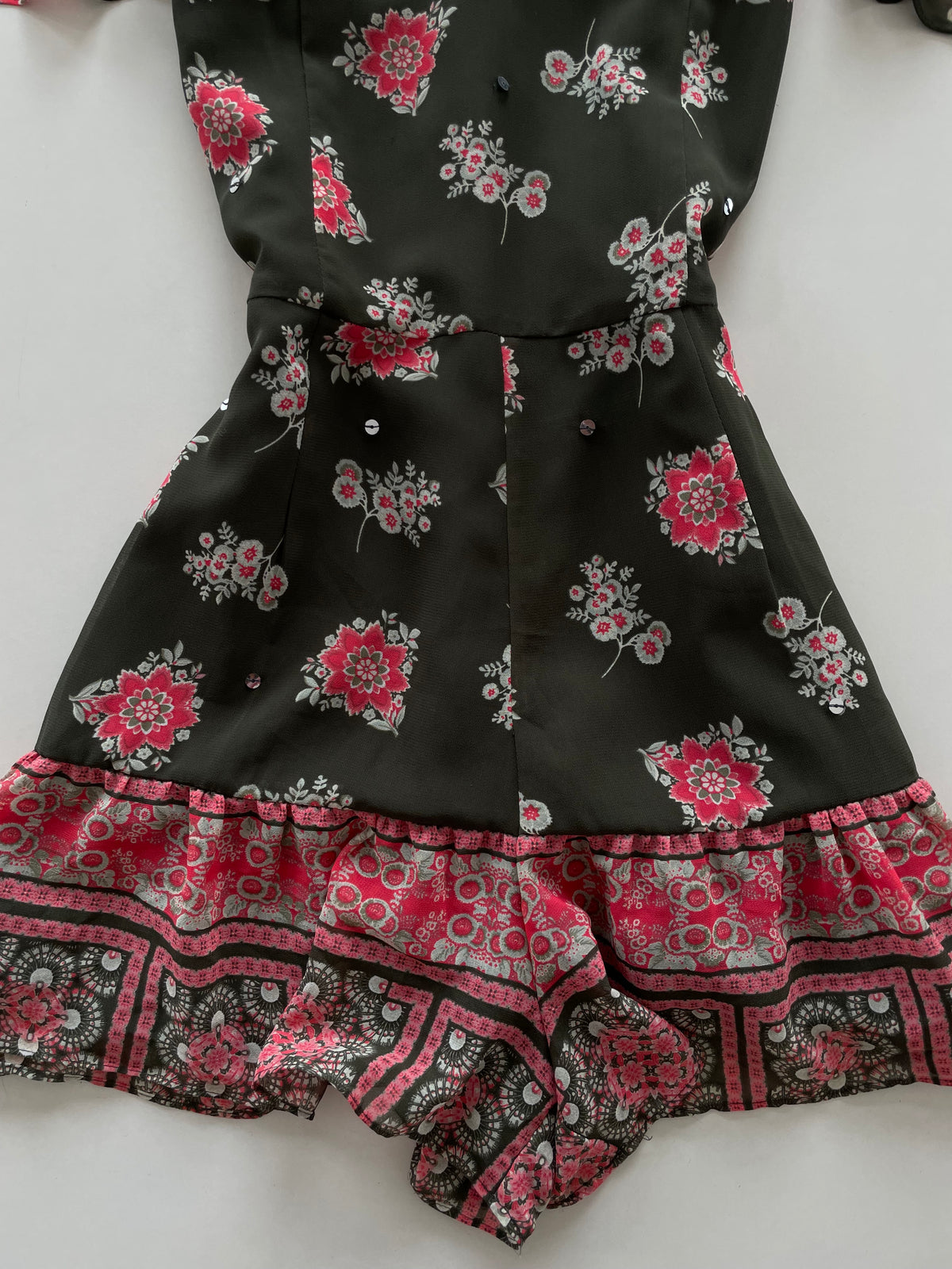 Guess Vintage Floral Romper-Bust 36