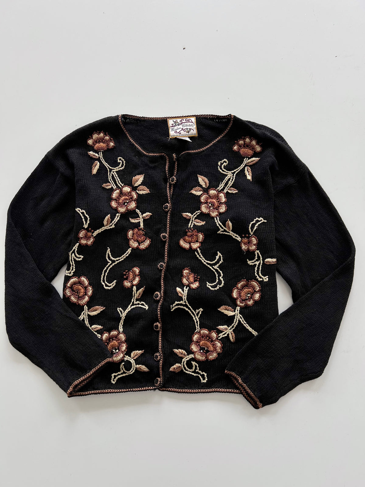 Heirloom Collectibles Embroidered Sweater-Bust 48