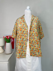 Lime Flower Shirt-Chest 38