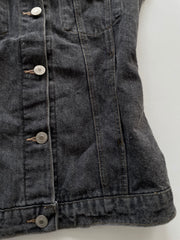 Vintage Denim Vest-Bust 36