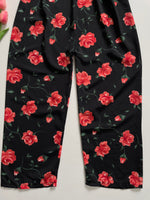 Load image into Gallery viewer, BLACK ROSE PANTS - WAIST 26 TO 30
