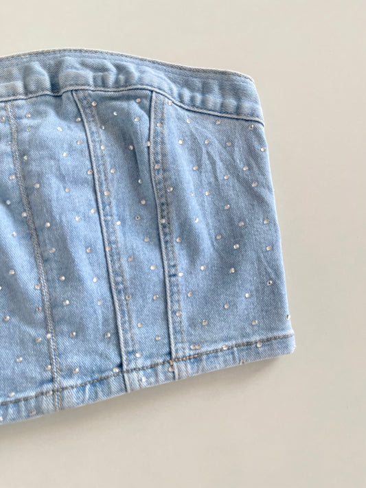 New Cvltr Denim Top-Bust 32