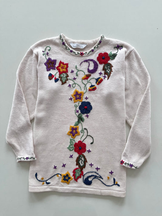 Marks & Spencer Vintage  Embroidered Sweater-Bust 42
