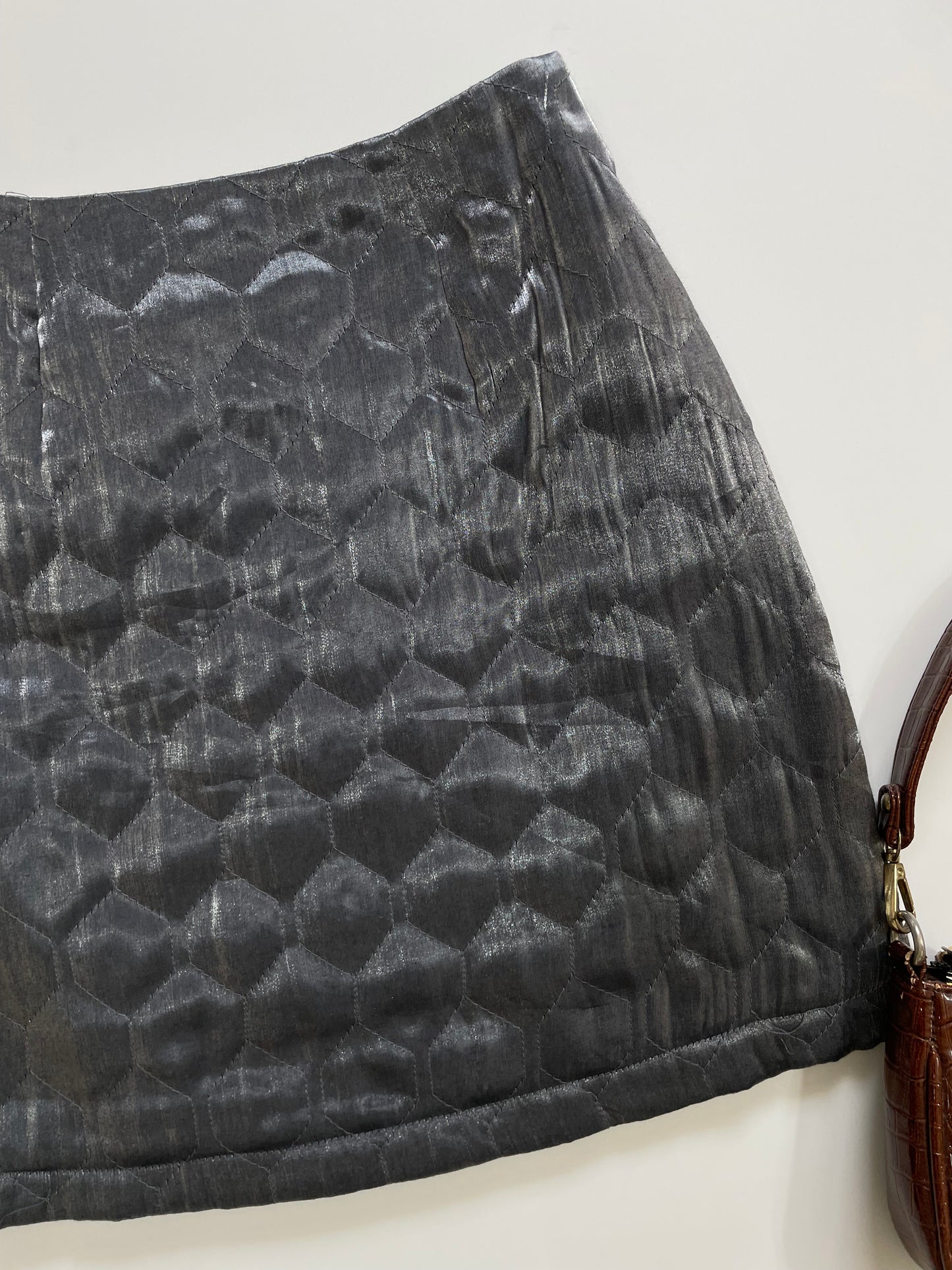 Mocha Organza Skirt-Waist 26