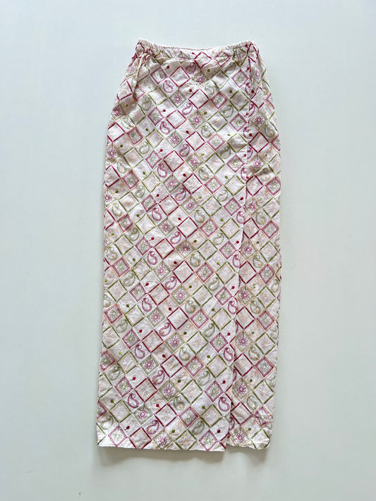 Paisley Embroidered Skirt-Waist 26