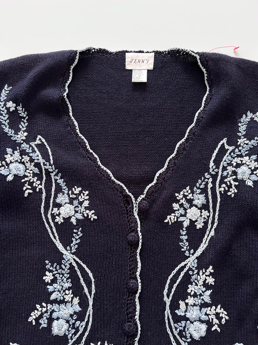 Jenny Embroidered Sweater-Bust 50