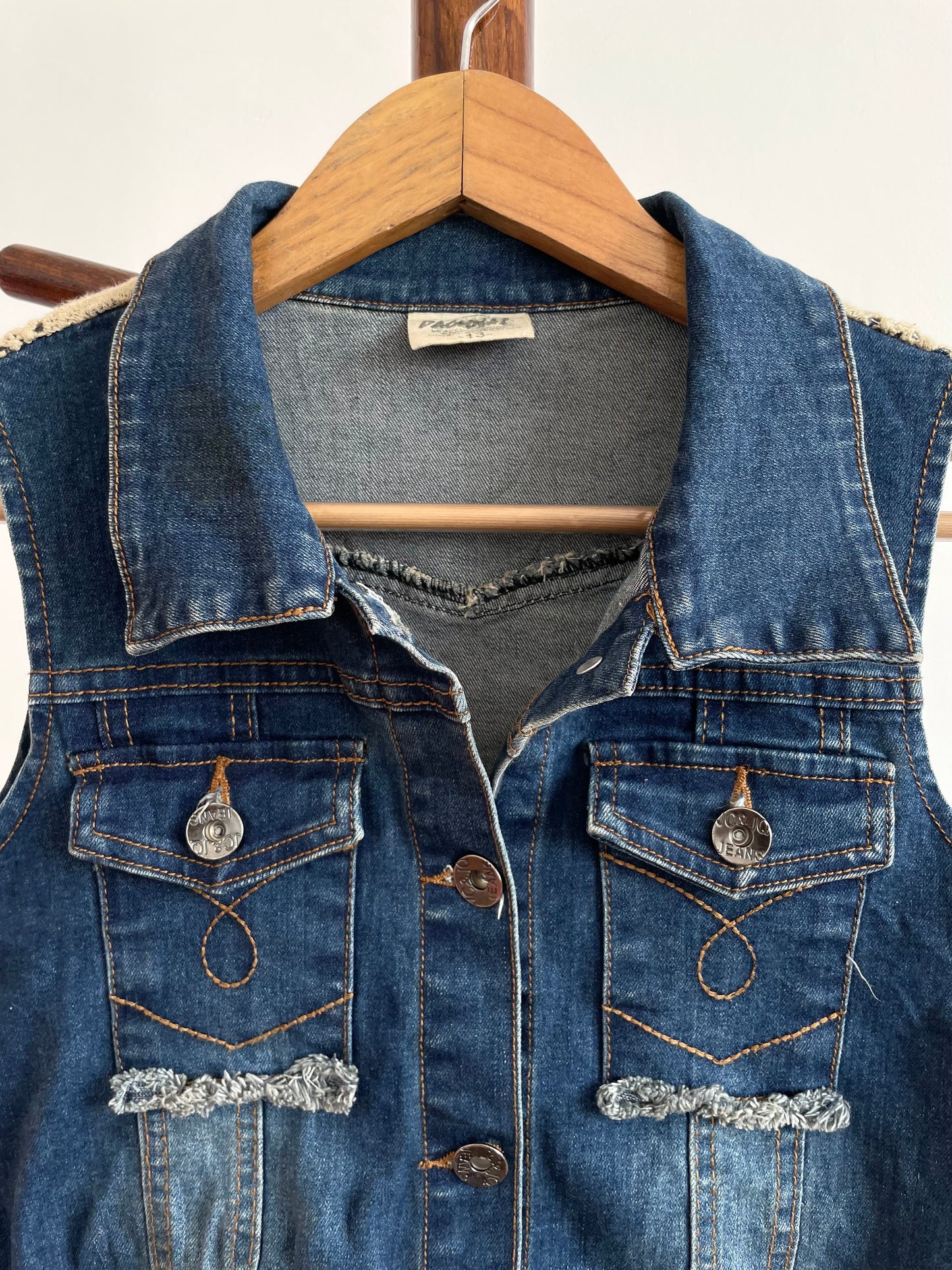 Denim Vest-Bust 32