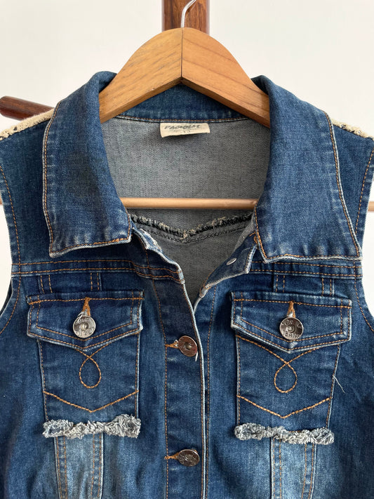 Denim Vest-Bust 32