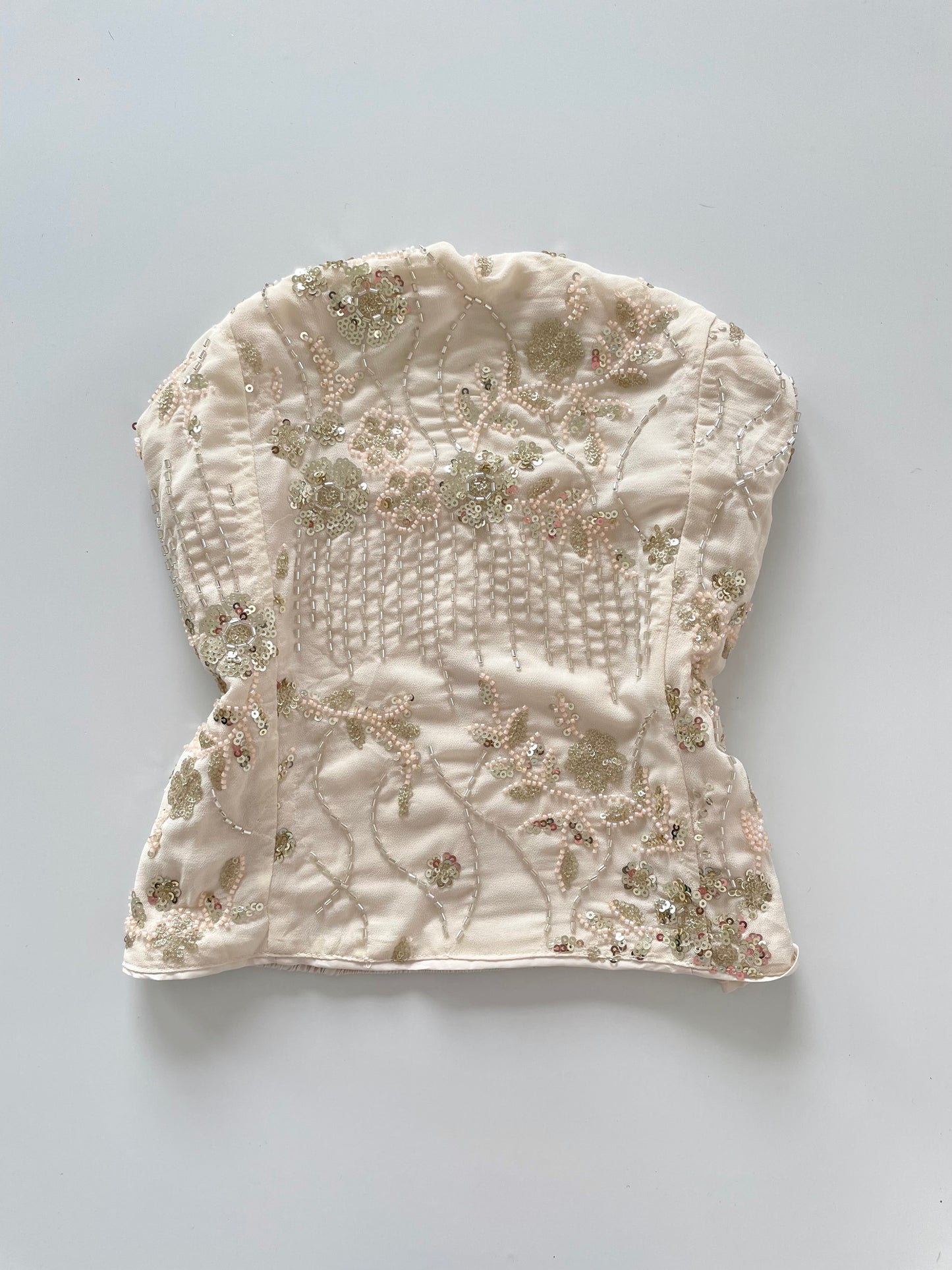 Embroidered Tube Top-Bust 38 to 40