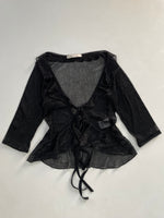 Load image into Gallery viewer, Sheer Ruffle Top-Bust 28 to 30
