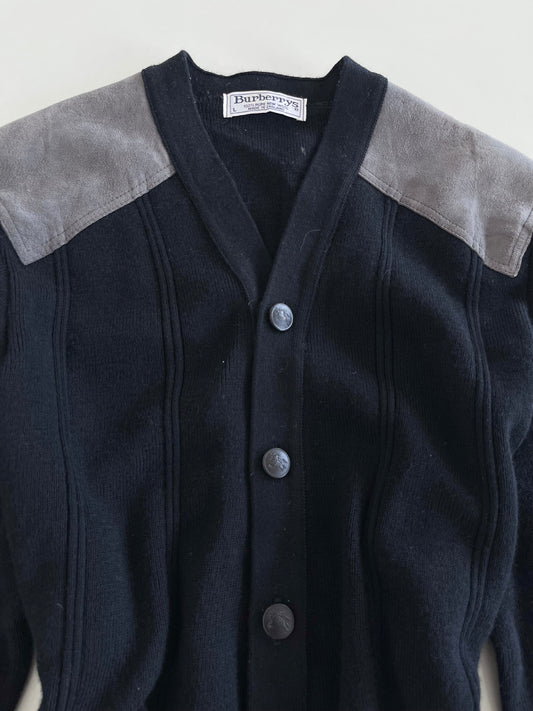 Burberry 100% Pure New Wool Vintage Cardigan-Bust 46