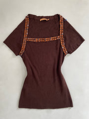 Belldini Embellished Top-Bust 32 to 36