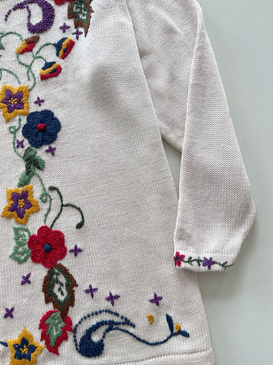 Marks & Spencer Vintage  Embroidered Sweater-Bust 42