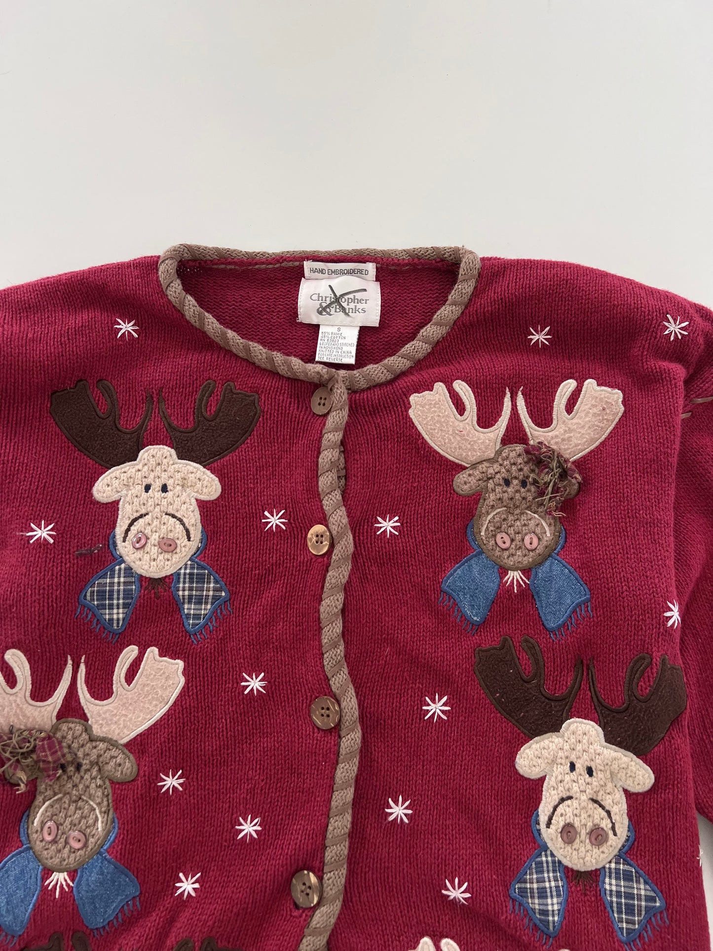 Christopher&Banks Christmas Sweater-Bust 42