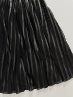 Load image into Gallery viewer, Shimmer Pleated Long Skirt-Waist 24 to 28