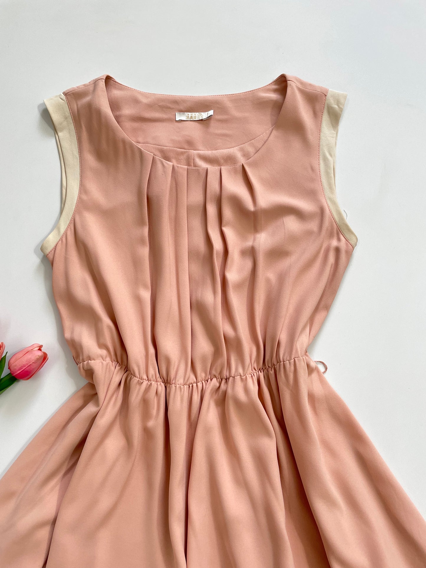 Peach Korean Dress-Bust 34